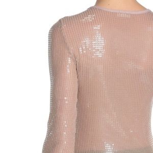 Free People Tops - NWT Free People Sequin Top Diamond Eyes Free People Tops - NWT Free People Sequin Top Diamond Eyes